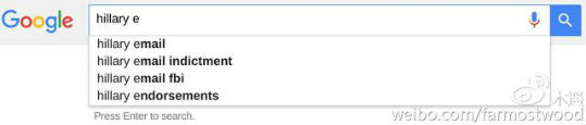用谷歌搜索hillary-e给出的提示